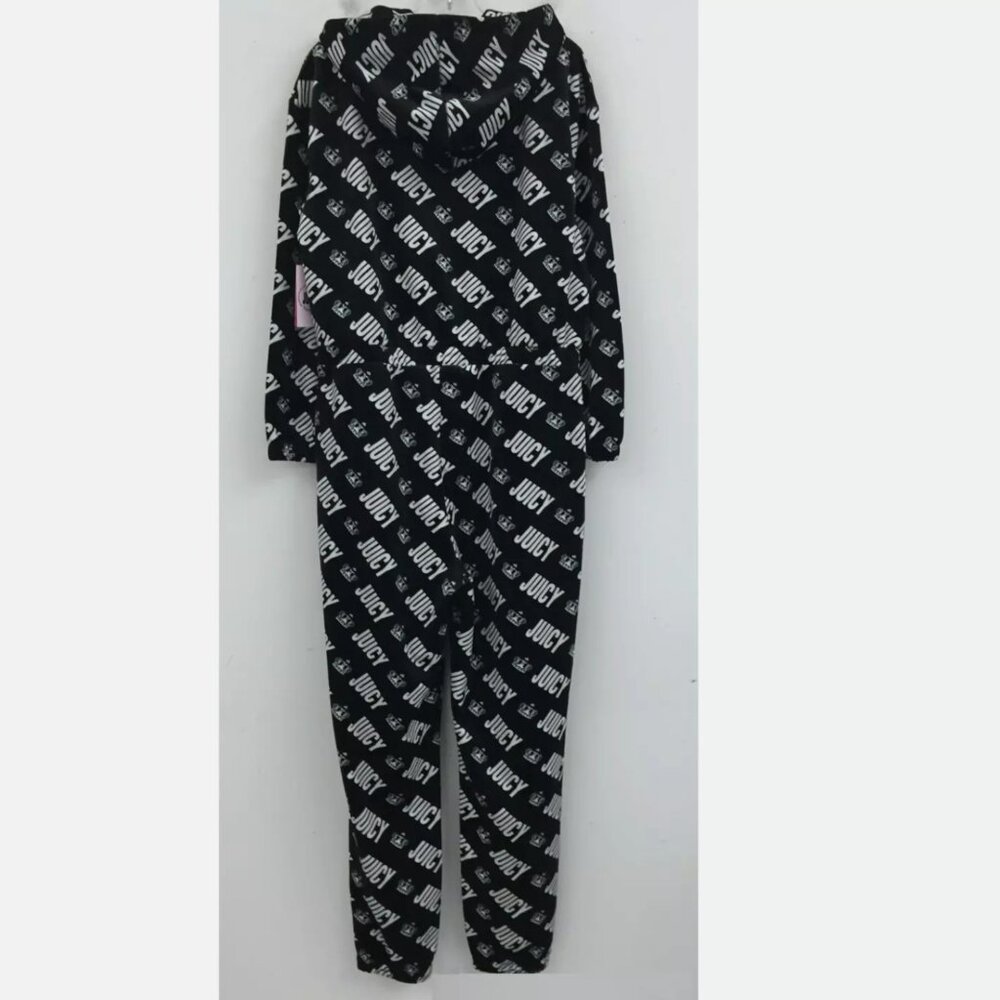 Juicy Couture Rare Deadstock Velour Jumpsuit Tracksuit Hoodie Logo Size Large - Picture 5 of 12
